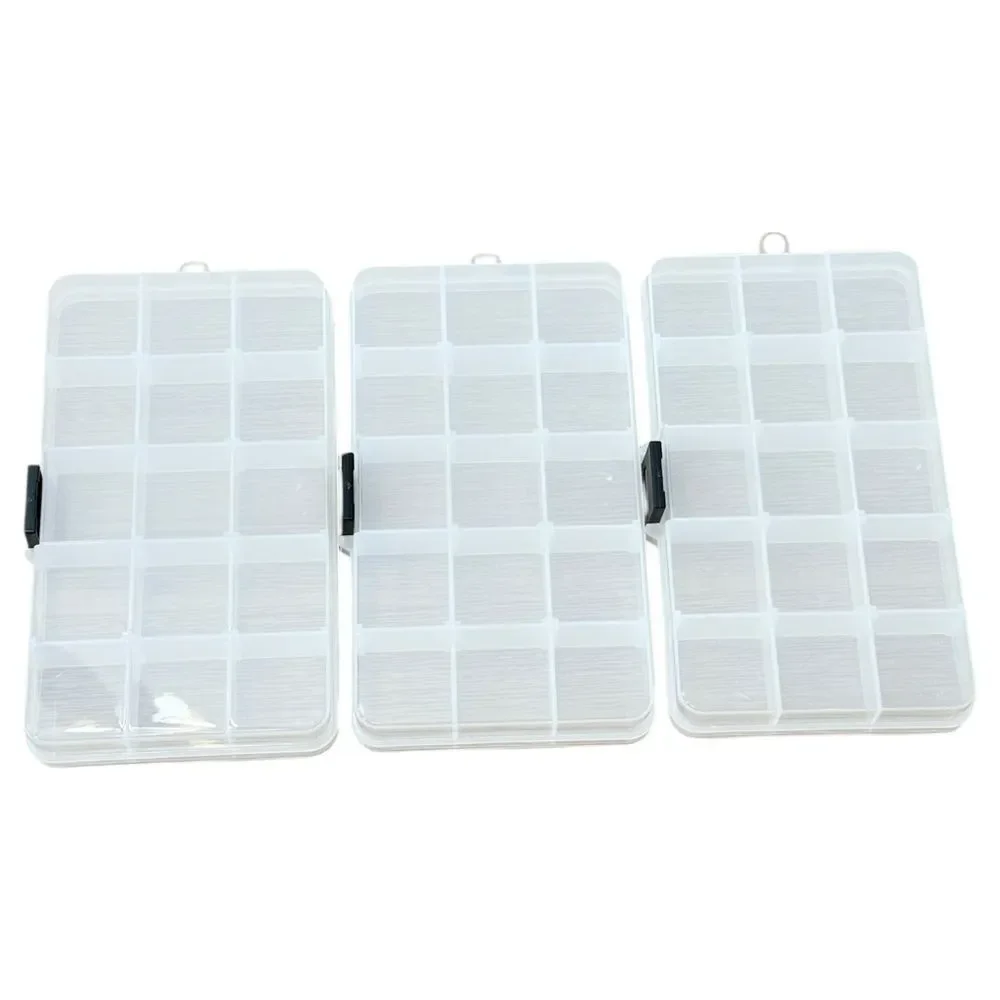 Bead Landing Small Clear Bead Craft Storage Cases SET OF 3. NEW.